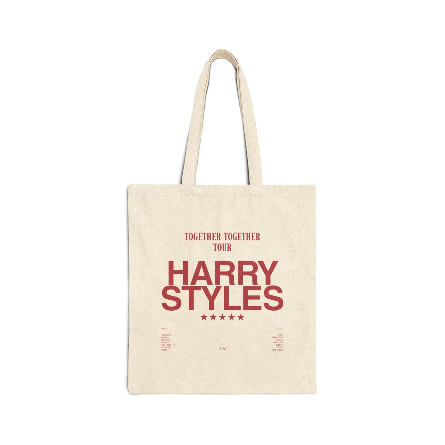 Harry Styles Together Together Tour 2026 Tote Bag