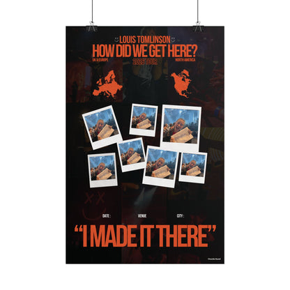 How Did We Get Here Memory Poster ( Customized )