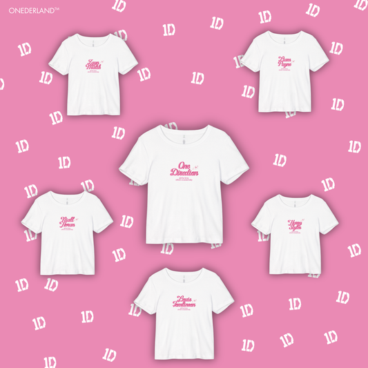 One Direction All the time , others ocassionally Baby Tee ( All Members )