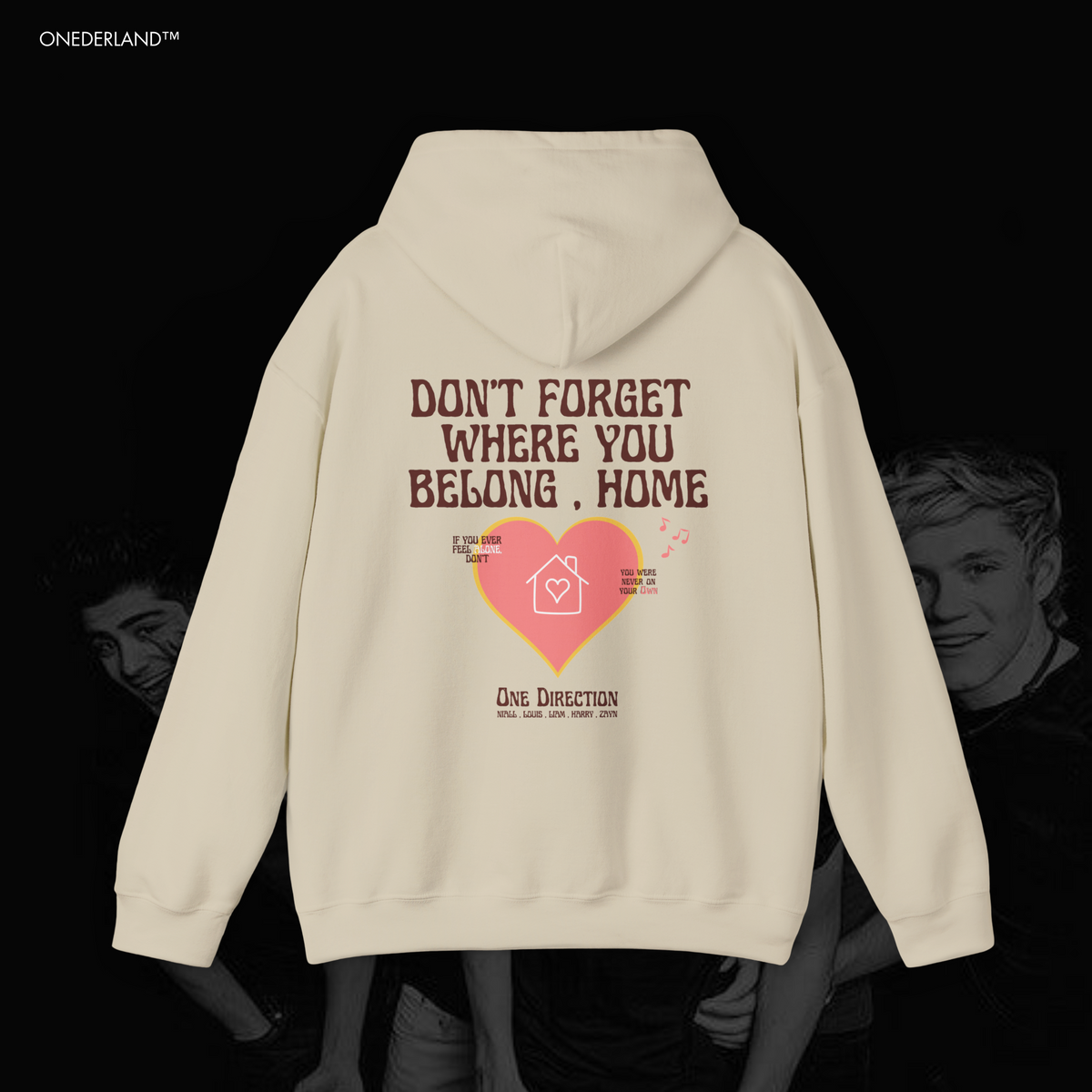 Dont forget where you belong,Home Hoodie