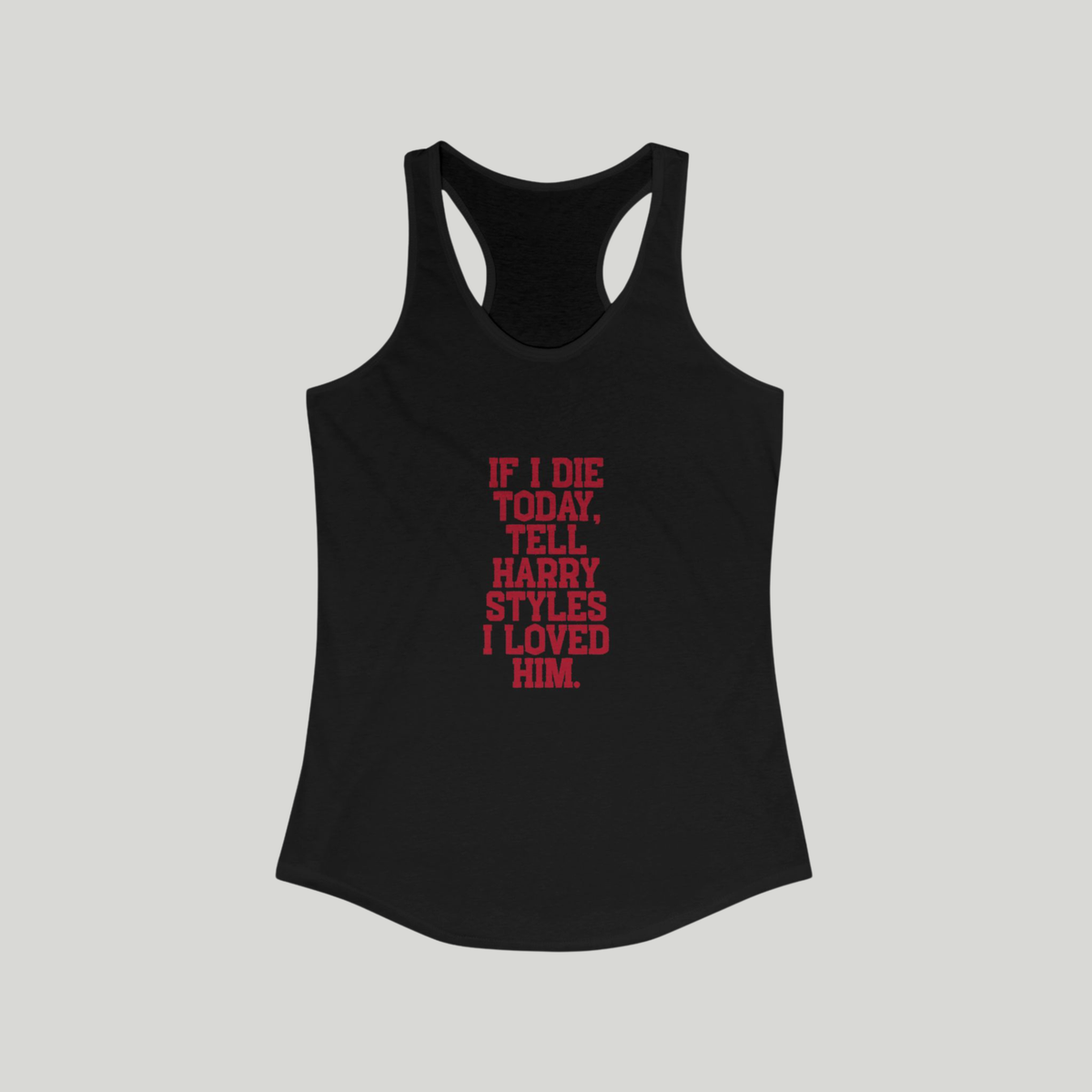 Harry Styles Racerback Tank Top