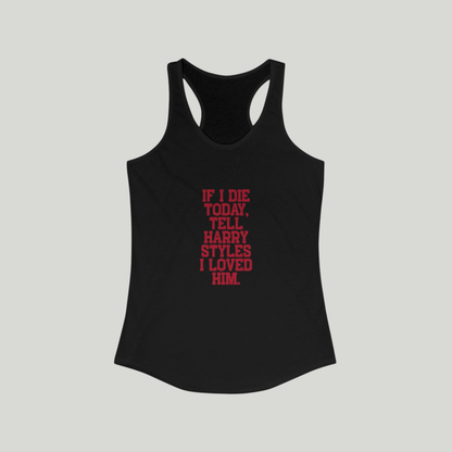 Harry Styles Racerback Tank Top