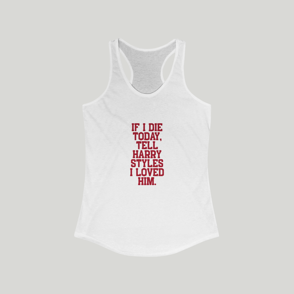 Harry Styles Racerback Tank Top