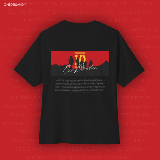 Midnight Memories Tshirt ( Oversized )