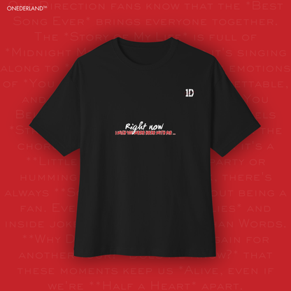 Midnight Memories Tshirt ( Oversized )